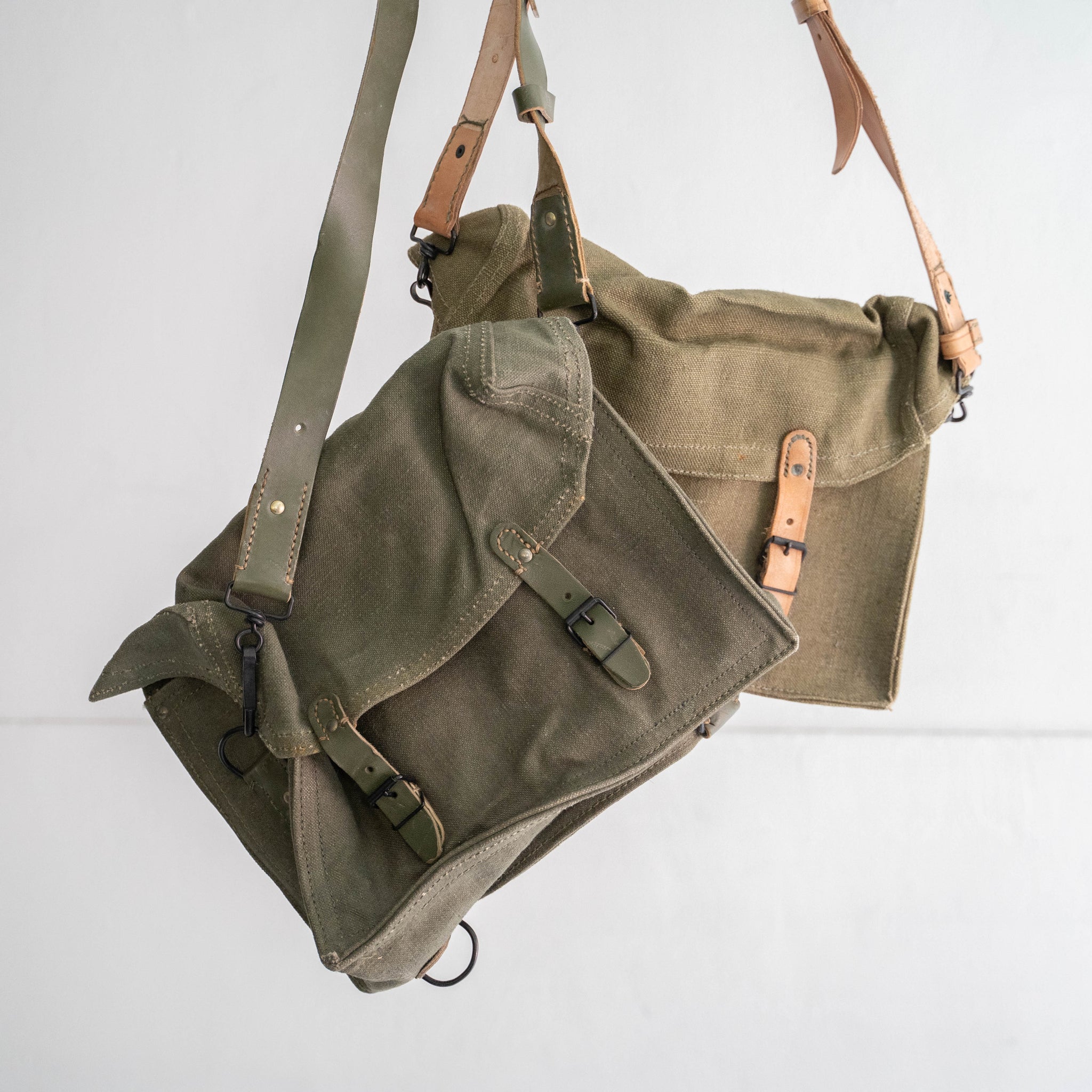 Dead stock 60's French Army musette bag - ショルダーバッグ