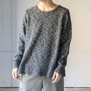 around2000s 'L.L.Bean' heather tone U neck knit