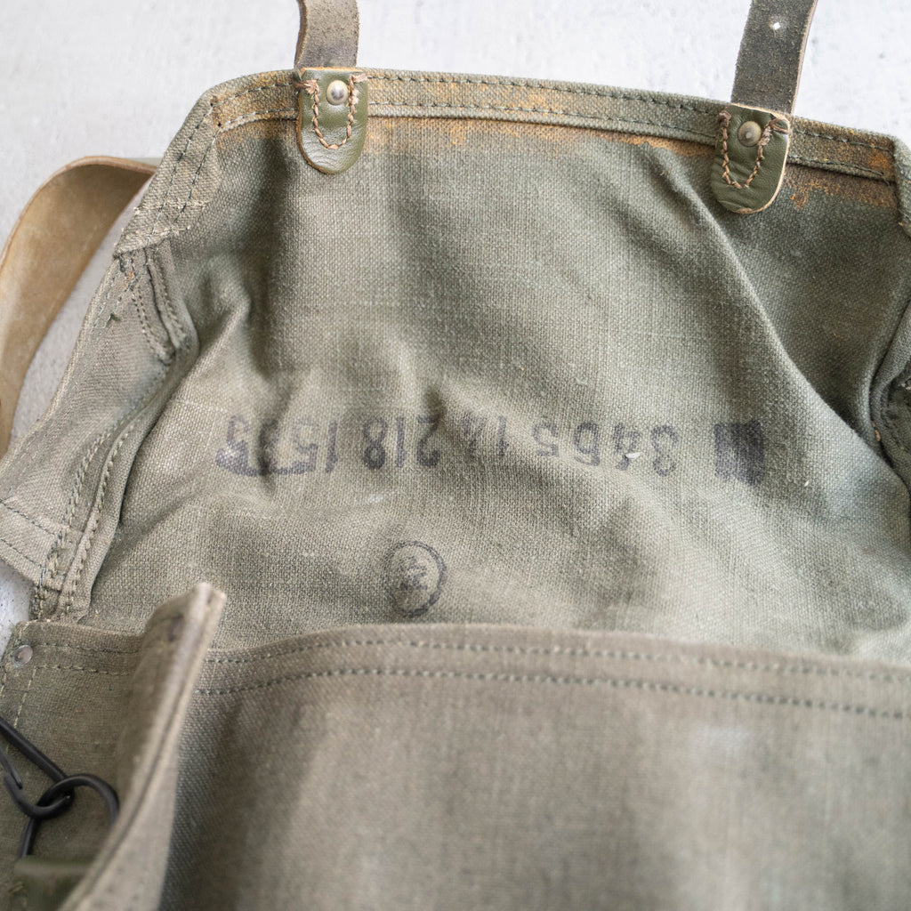 Dead stock 60's French Army musette bag - ショルダーバッグ