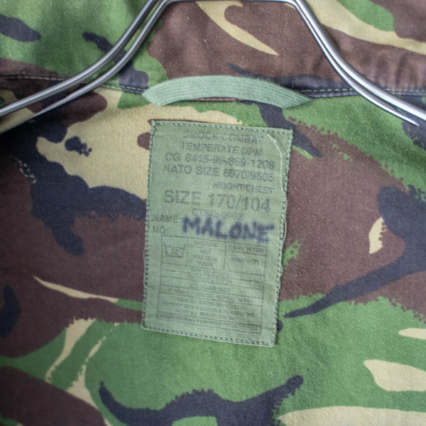 1980-90s British military DPM camouflage combat jacket