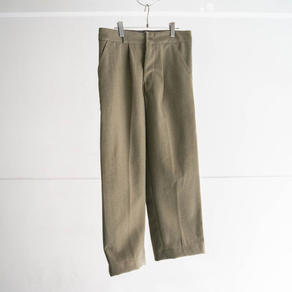 1960-70s Italian military wool dress pants 'dead stock'