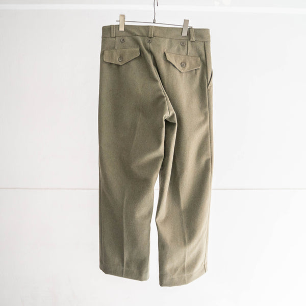 1960-70s Italian military wool dress pants 'dead stock'