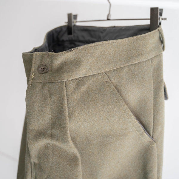 1960-70s Italian military wool dress pants 'dead stock'