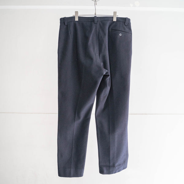 around 1960s France dark navy wool pants