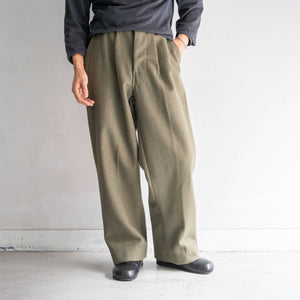 1960-70s Italian military wool dress pants 'dead stock'