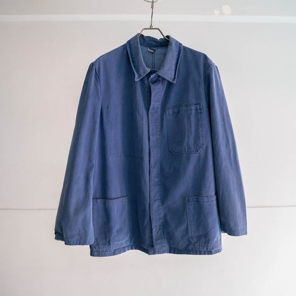 1970-80s Germany faded navy denim work jacket
