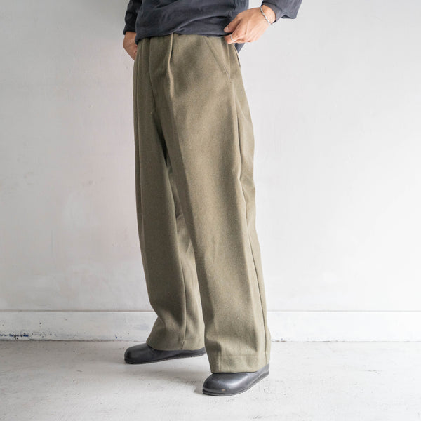 1960-70s Italian military wool dress pants 'dead stock'