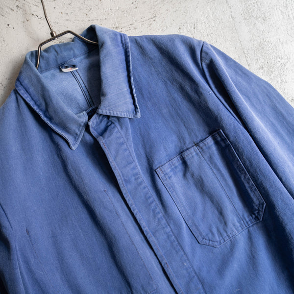 1970-80s Germany faded navy denim work jacket