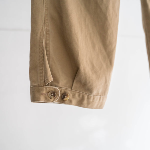 1980s  'L.L.Bean' beige color chino pants -with cargo pocket -