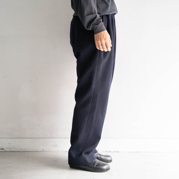 around 1960s France dark navy wool pants