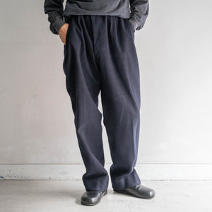 around 1960s France dark navy wool pants