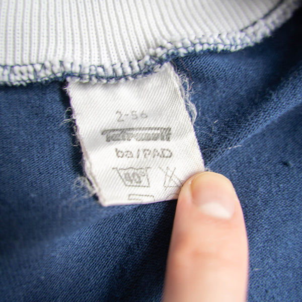 1970s Europe navy × white track jacket