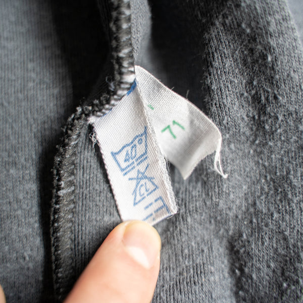 1970s Europe simple black track jacket