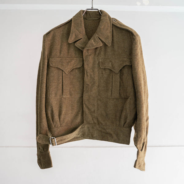 1950s Canadian military wool battle dress jacket 'dead stock'