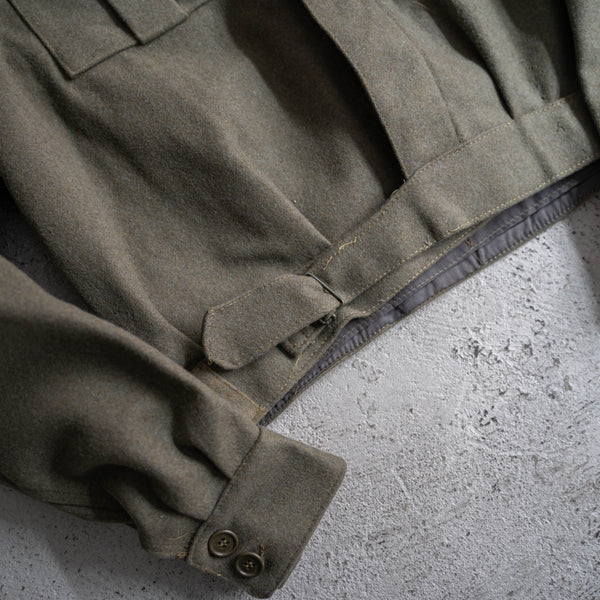1970s Italian military wool battle dress jacket 'dead stock'