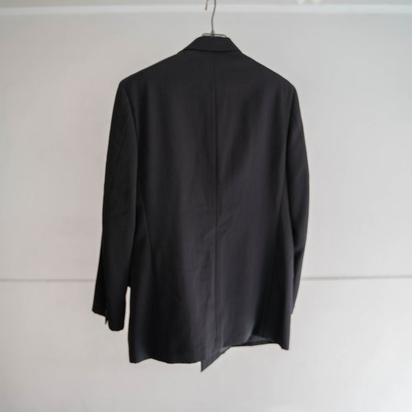 1980s Japan vintage black double breasted set up