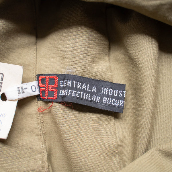 1980s Romania military field shirt 'dead stock' 'patch custom'