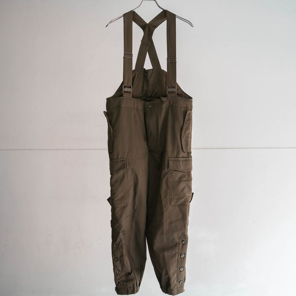1980s German military quilting cargo over-all 'dead stock'