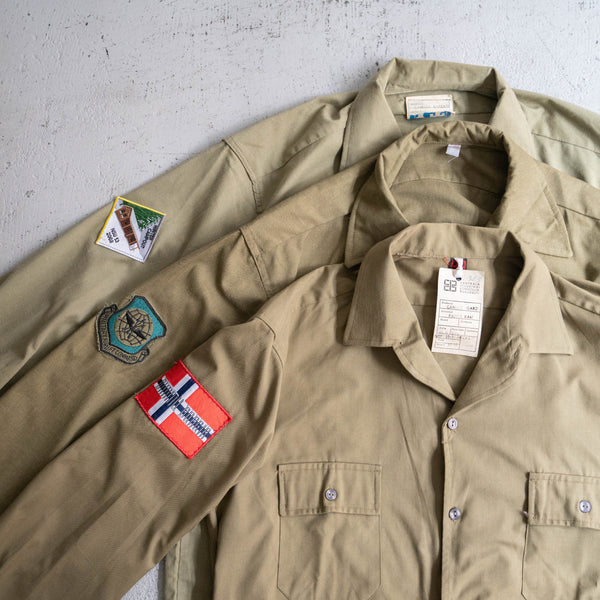 1980s Romania military field shirt 'dead stock' 'patch custom'