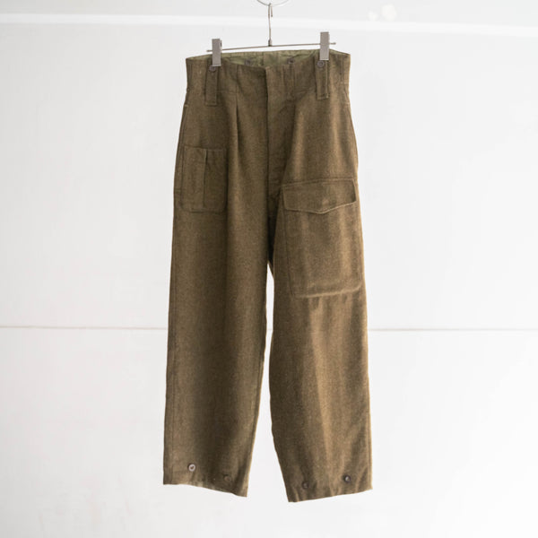 1960s Dutch military wool battle dress pants 'dead stock'