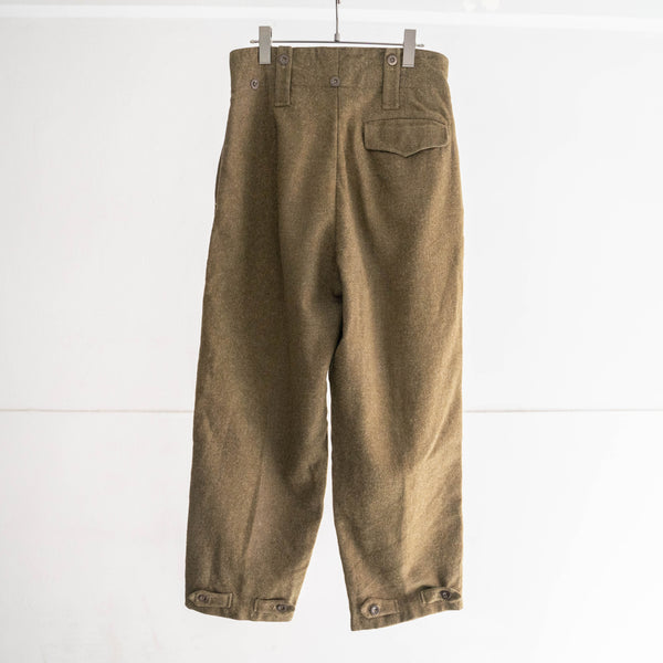 1960s Dutch military wool battle dress pants 'dead stock'