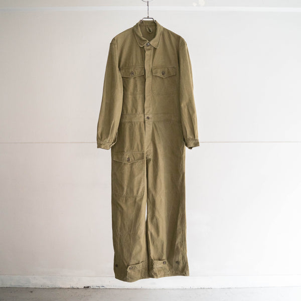 1950-60s French military? cotton twill jump suit