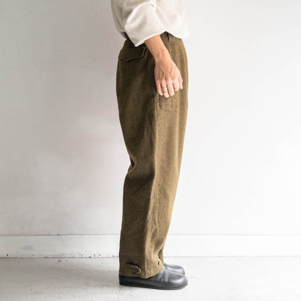 1960s Dutch military wool battle dress pants 'dead stock'