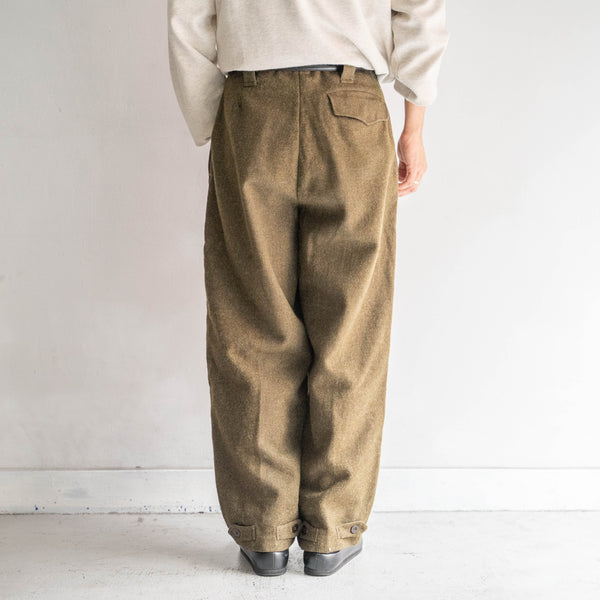 1960s Dutch military wool battle dress pants 'dead stock'