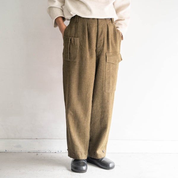 1960s Dutch military wool battle dress pants 'dead stock'