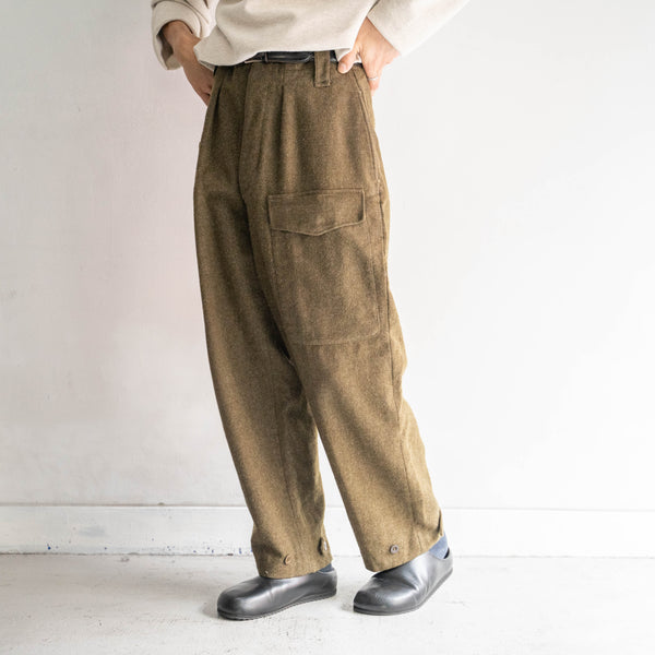 1960s Dutch military wool battle dress pants 'dead stock'