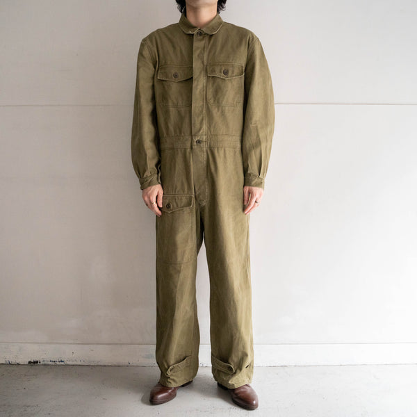 1950-60s French military? cotton twill jump suit
