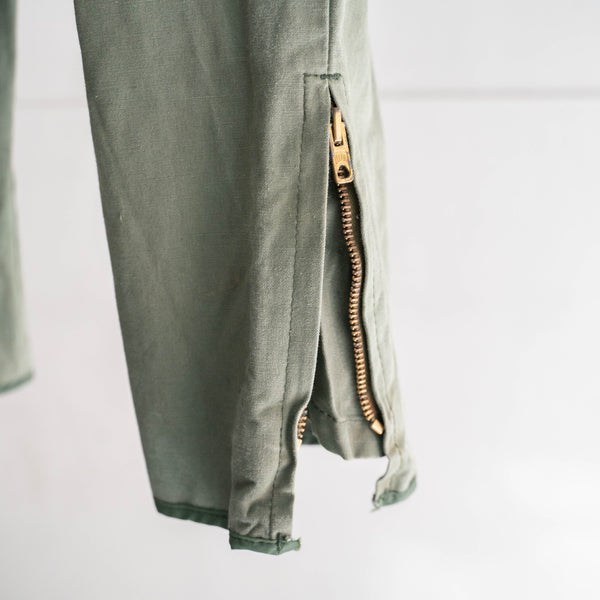 around 1970s France khaki color hunting pants -good fade-