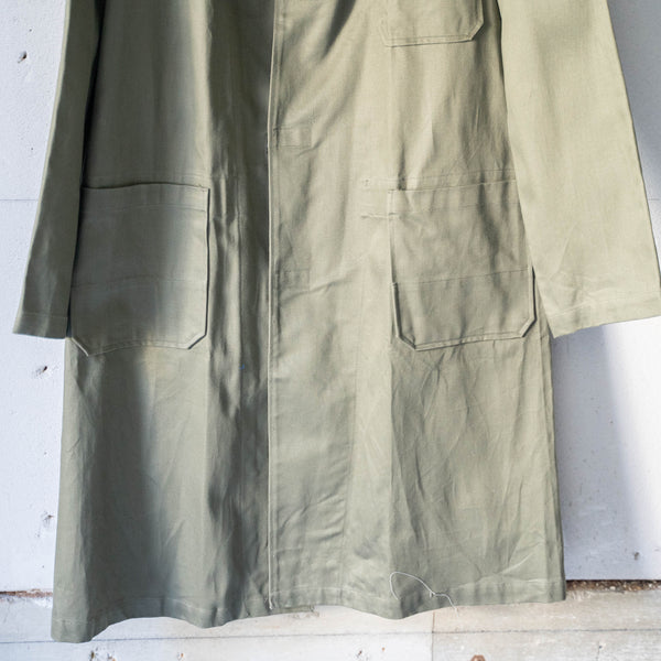 1970-90s Dutch military cotton work coat "dead stock"