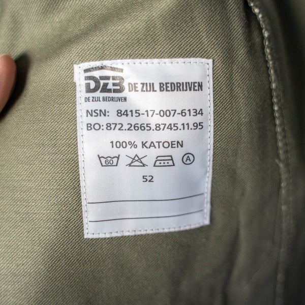 1970-90s Dutch military cotton work coat "dead stock"