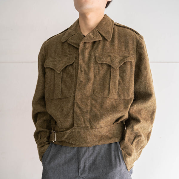 1950s Canadian military wool battle dress jacket 'dead stock'