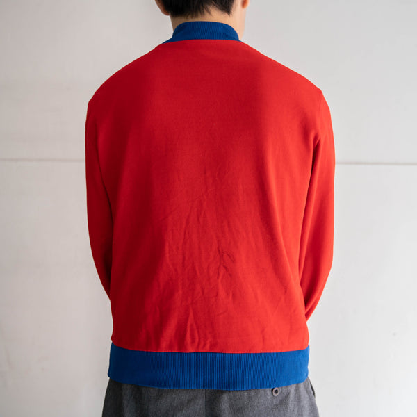 1970s Europe vivid red track jacket