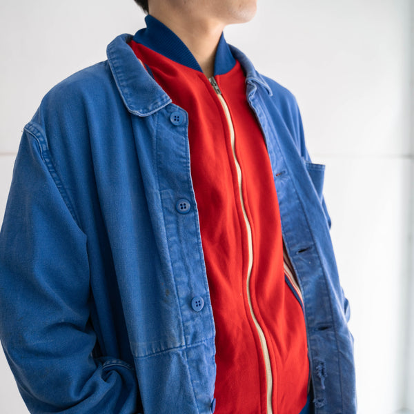 1970s Europe vivid red track jacket