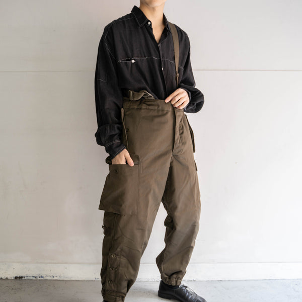1980s German military quilting cargo over-all 'dead stock'