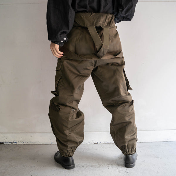 1980s German military quilting cargo over-all 'dead stock'