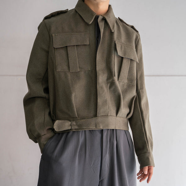 1970s Italian military wool battle dress jacket 'dead stock'