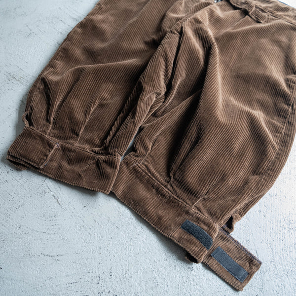 around 1970s France brown corduroy half pants 'mint condition'