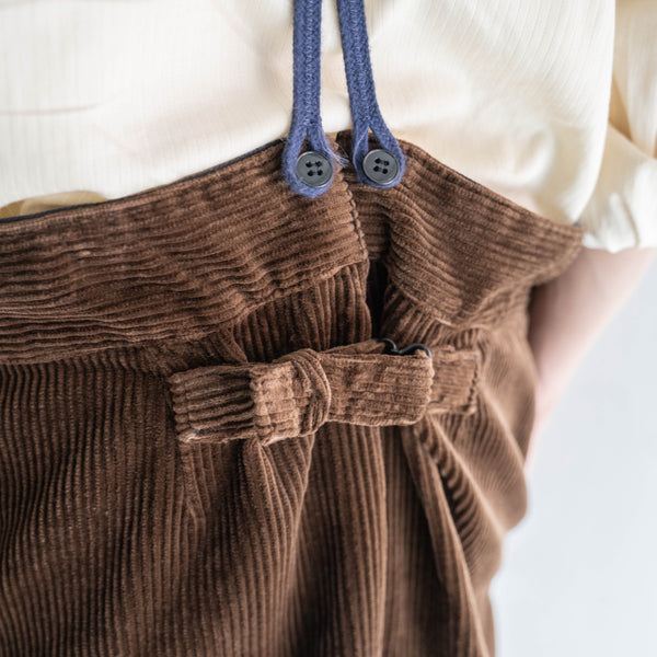 around 1970s France brown corduroy half pants 'mint condition'