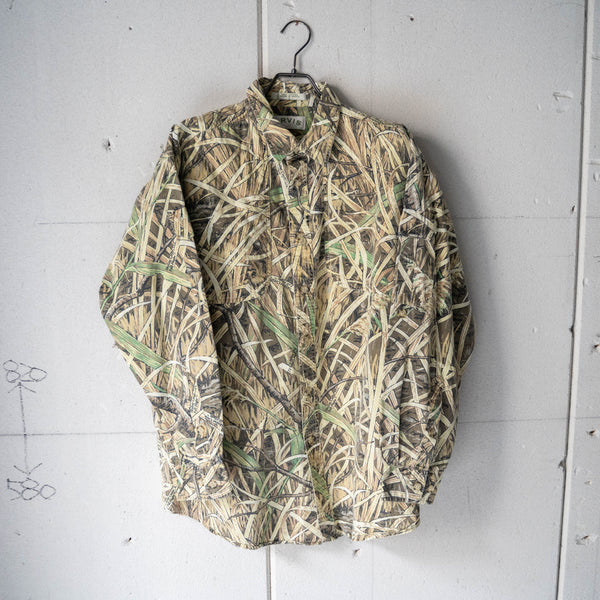 2000s 'ORVIS' real tree camouflage big shirt