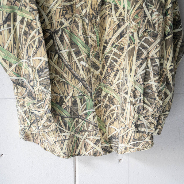 2000s 'ORVIS' real tree camouflage big shirt