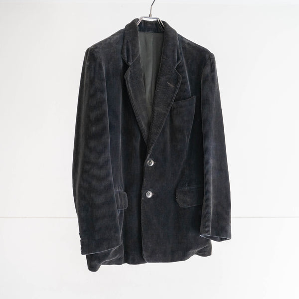 1950-60s France black corduroy tailored jacket 'mint condition'