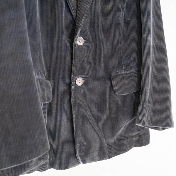 1950-60s France black corduroy tailored jacket 'mint condition'