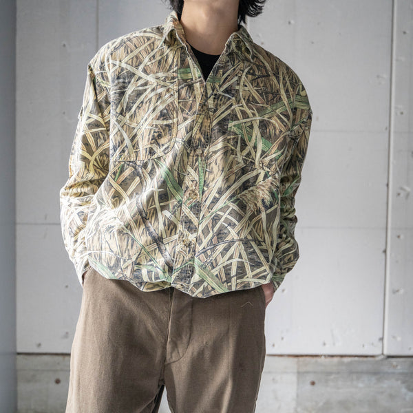 2000s 'ORVIS' real tree camouflage big shirt