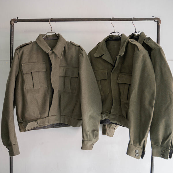 1970s Italian military wool battle dress jacket 'dead stock'