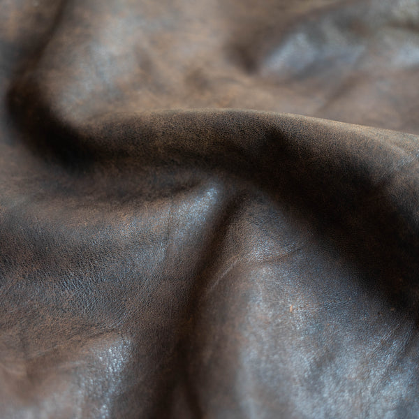 1930-40s France brown hartmann leather short jacket