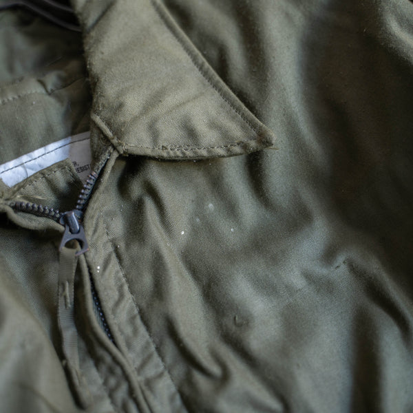 1970-90s US military beige tankers jacket 'Large Short'
